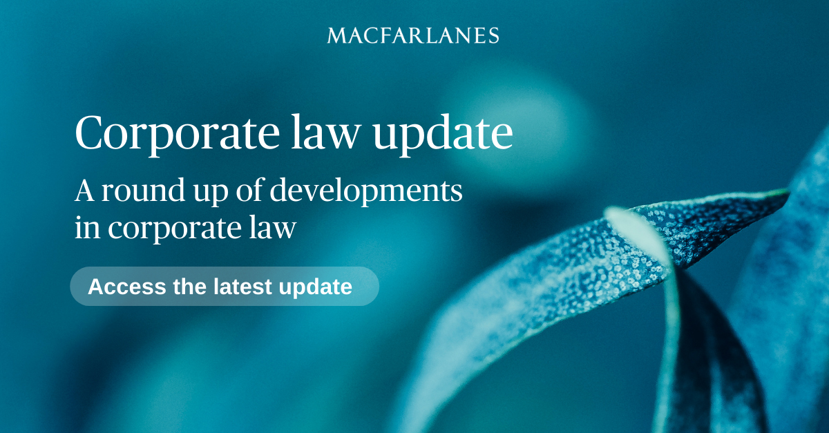 Bowmans Corporate Law Update South Africa 2023 Property Section